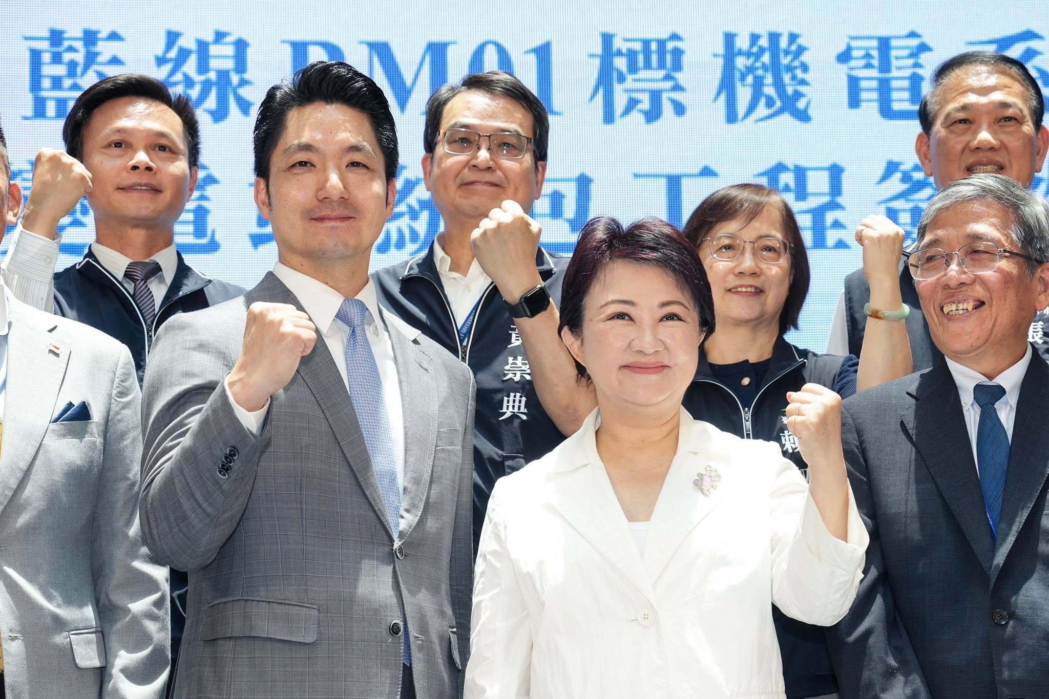 中聯油脂食安風暴,台北市長蔣萬安與台中市長盧秀燕炮火猛烈,也讓外界看到他們的企圖心。圖/取自盧秀燕臉書