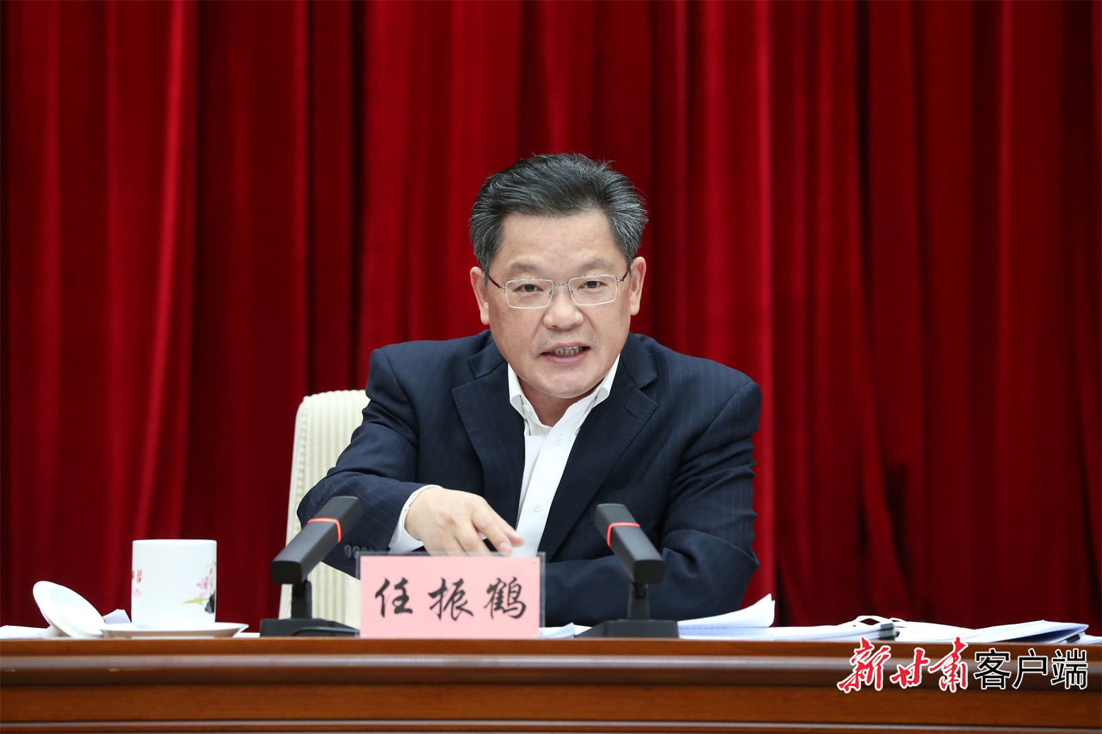 1964年生的原甘肅省長任振鶴,按理還未到退休年齡。不過是否有其他變動,甚或是否出什麼問題,得等待官方說法。圖/取自新甘肅