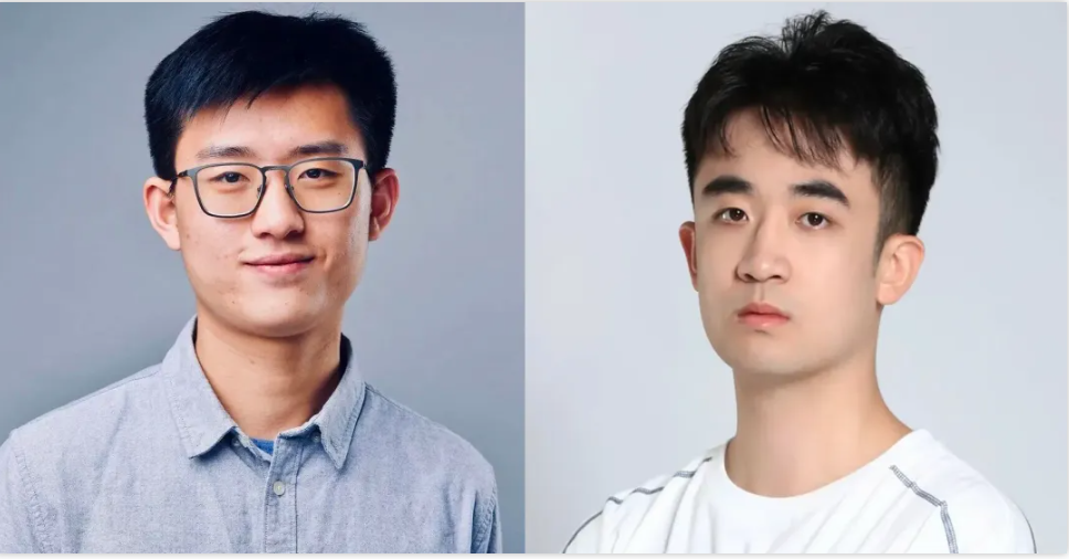 姚順雨（左）、龐天宇（右）。圖/取自南風窗