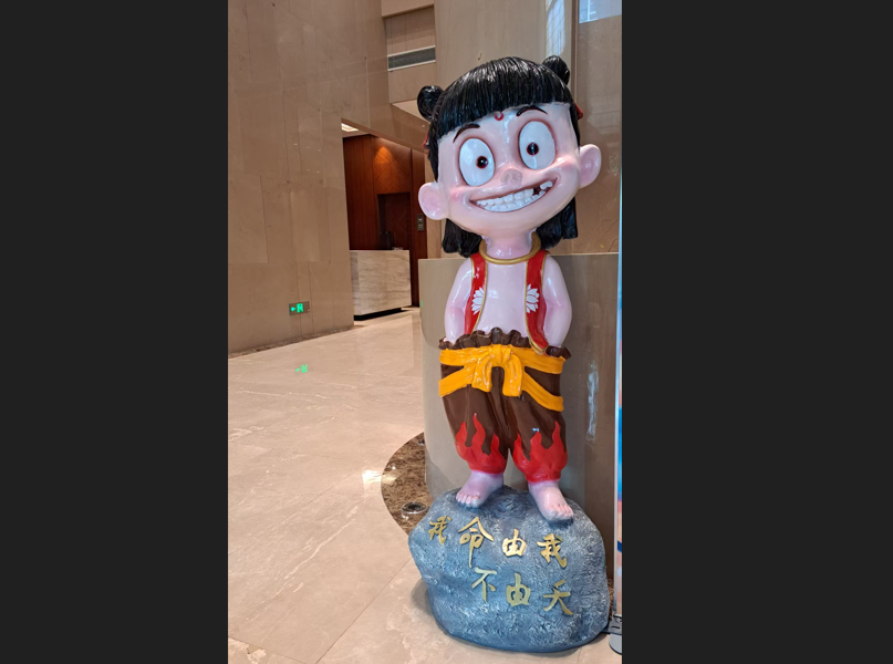 被台灣信眾稱為「三太子」的哪吒隨著其動畫電視在國際市場爆紅，再次受到全球華人的關注。圖／宋秉忠攝