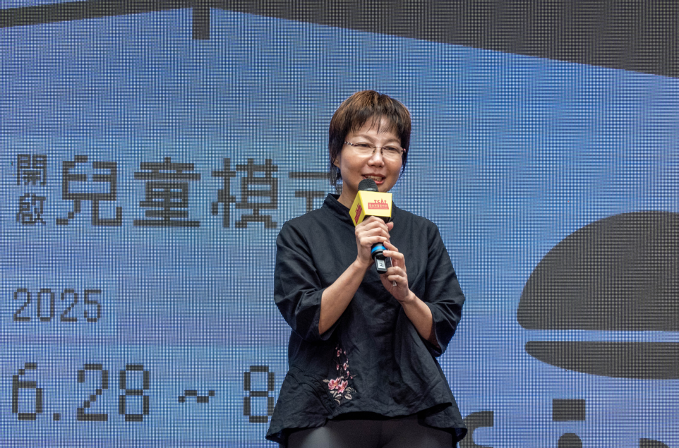 台北市政府副秘書長王玉芬表示，藝術教育是打造下一代競爭力的關鍵基石，有助於培養孩子的自我表達。圖／記者黃楚甯攝