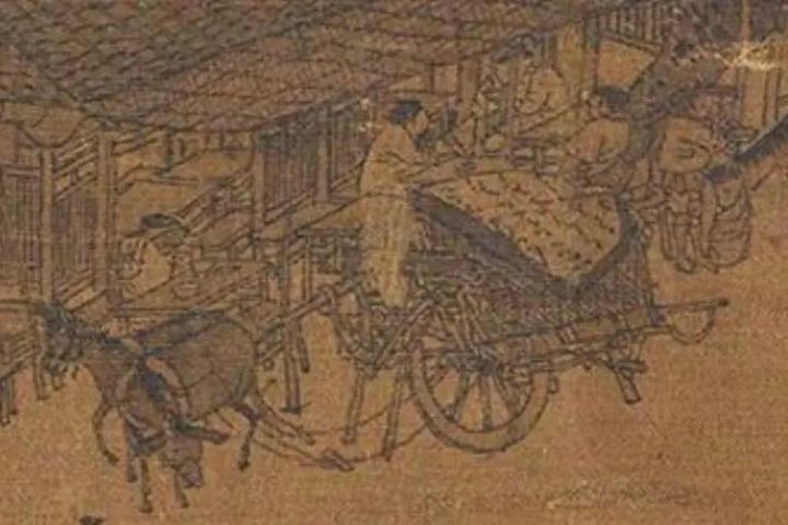 《清明上河圖》細膩刻畫市民生活，宛如一部「宋代社會全景圖」。圖/取自央視