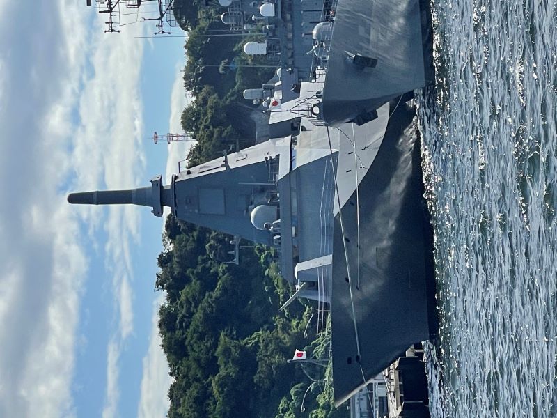 日本最上級驅逐艦,將成為台灣海軍下一代自製戰艦的範本。圖/記者楊俊斌攝