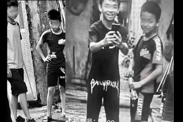 近期中國大陸廣東省揭陽市有4名未滿14歲男孩,縱火燒死母犬、幾隻幼犬遭棍棒活活打死。圖/取自Threads