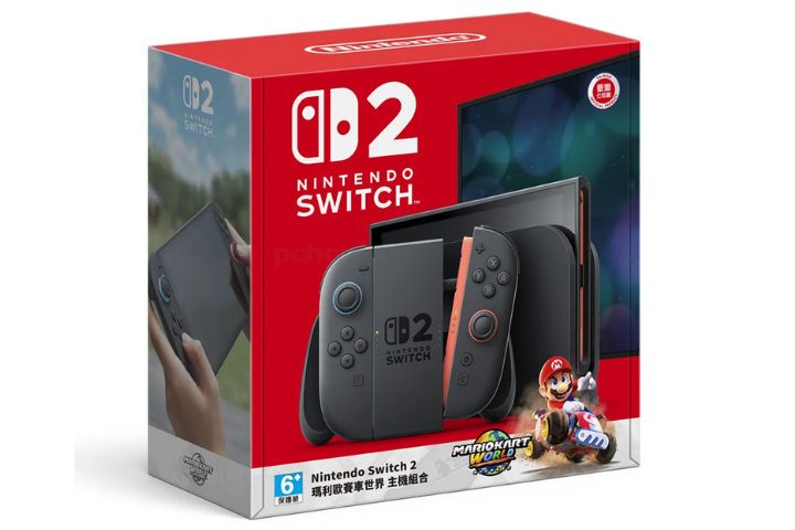 燦坤3C家電7月10日開賣Nintendo Switch 2瑪利歐賽車世界同捆組合享預購會員價15,580元。圖/燦坤提供