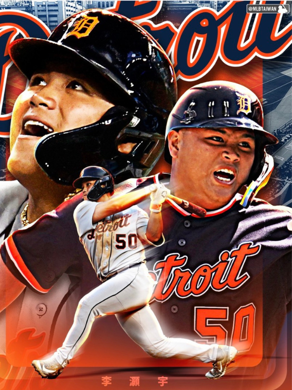 台灣好手李灝宇,近期持續在大聯盟展現打擊能力。圖/取自mlbtaiwan IG