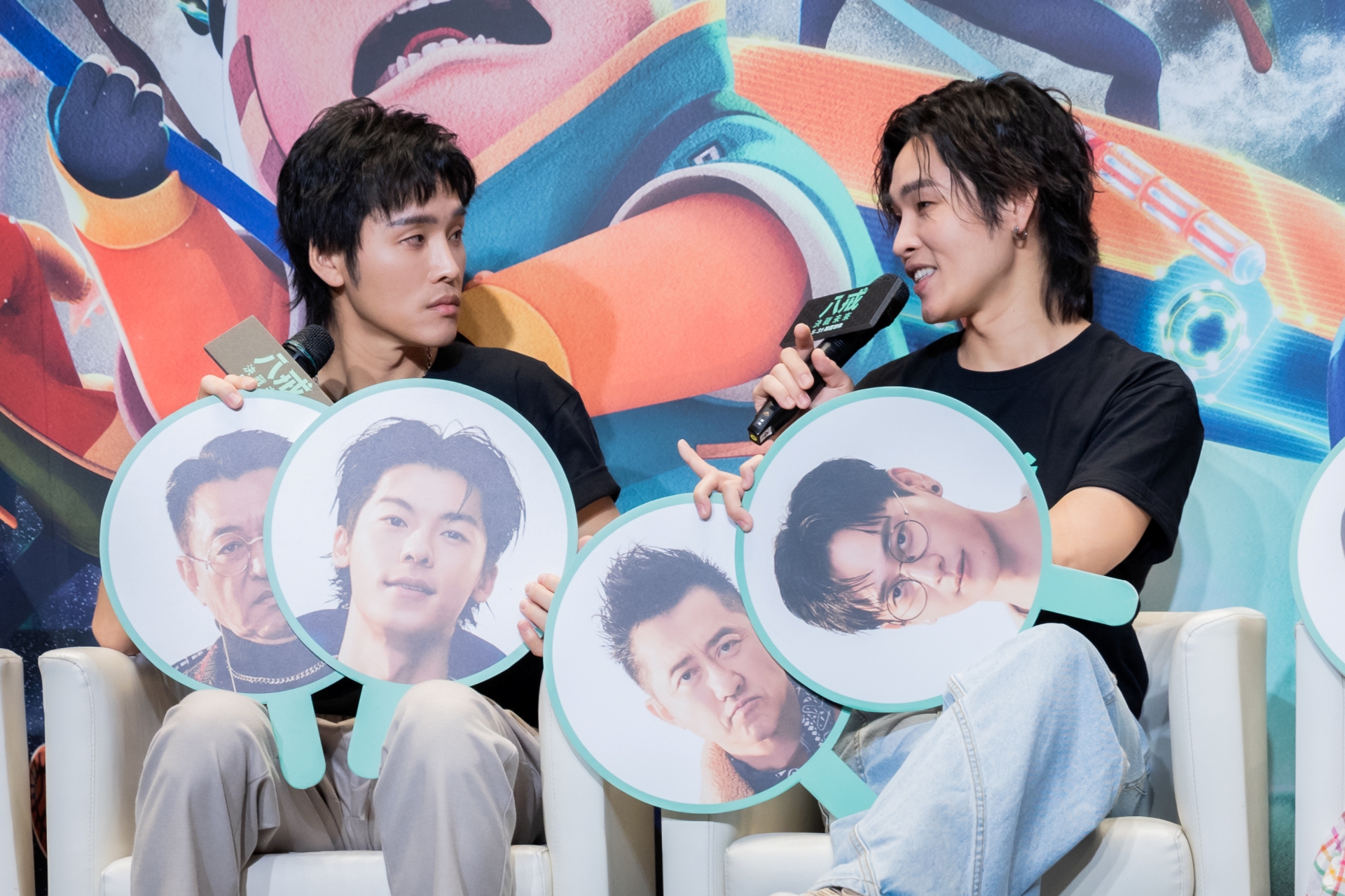 娛樂圈最有默契和笑果的雙胞胎許展榮、許展瑞在《八戒：決戰未來》配音金角、銀角。圖/甲上娛樂提供