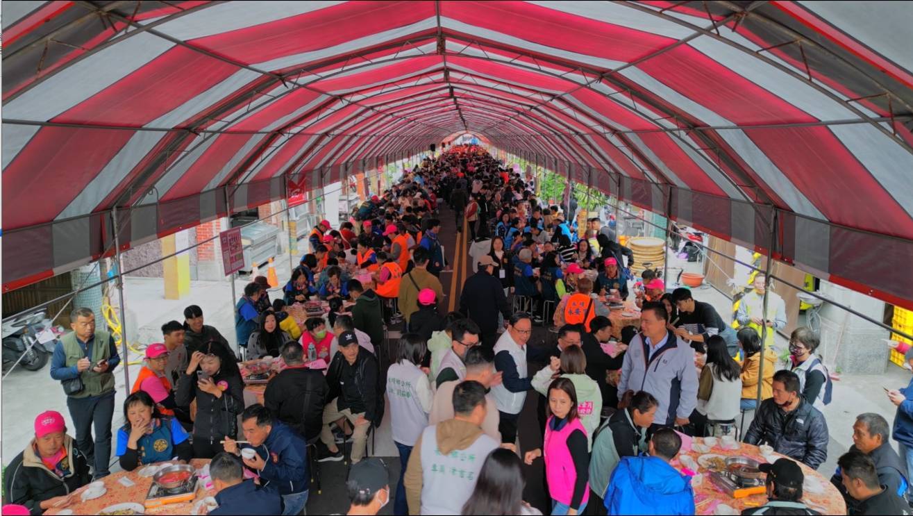 今年平安桌預計將席開338桌,創歷年新高。圖/活動資料照