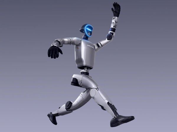 宇樹科技2026年上半年人形機器人出貨量約5900台,年增170%,全球市占率約31%。圖/取自宇樹科技微博