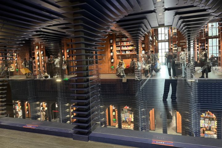 天津鍾書閣的成功,正是大陸「極美書店」風潮的縮影。圖/記者陳素貞攝