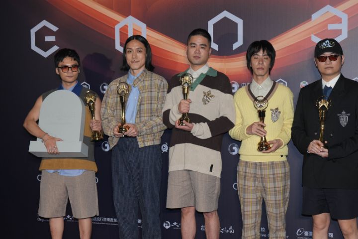 最佳音樂錄影帶獎（MV）由Antenna《AAA》，以未來感視覺與社會批判題材獲得評審青睞。圖/陳思豪攝
