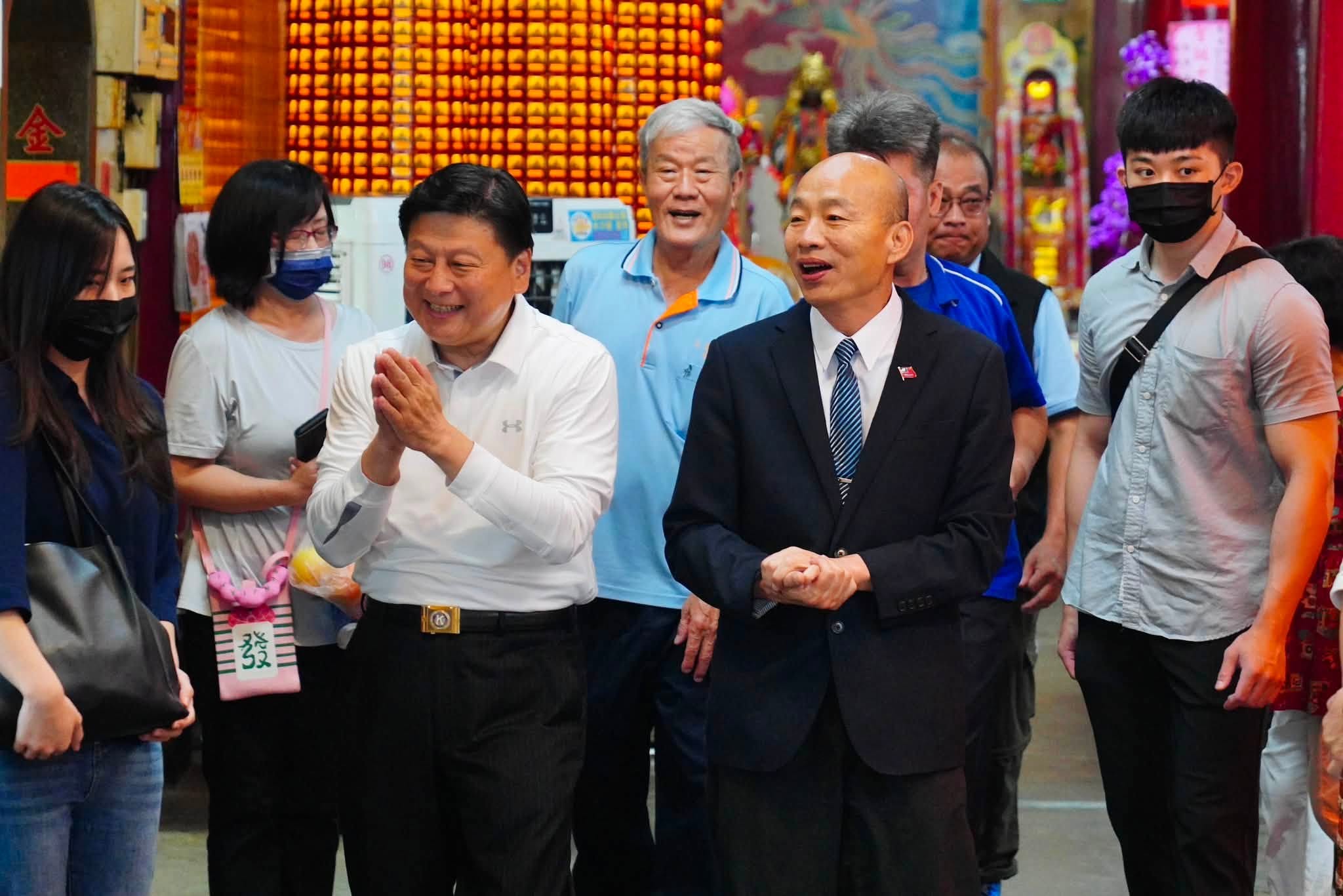 韓國瑜與傅崐萁因年度總預算協商出現歧見,國民黨如何整合院長與黨團不同角色,成為新的政治考驗。圖/取自傅崐萁臉書