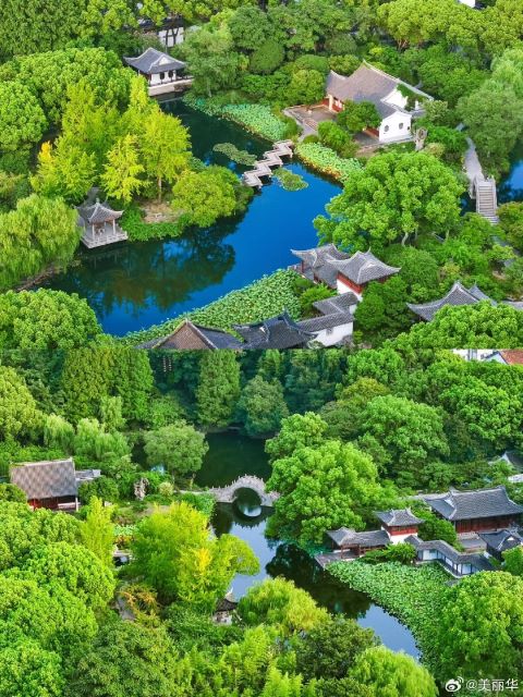 太倉，這座江南小城，彷彿是一顆珍珠美麗又富饒。圖/取自美麗華微博