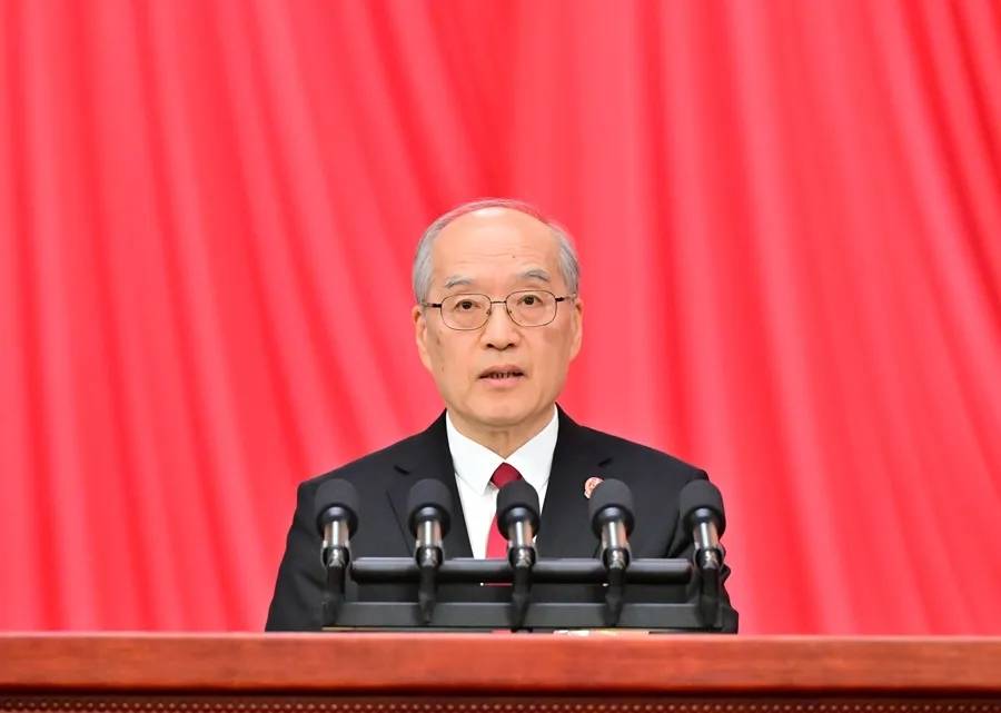 大陸最高法院院長張軍9日在工作報告中指出,對煽動分裂國家、破壞國家統一的李延賀依法定罪判刑。圖/取自新華社