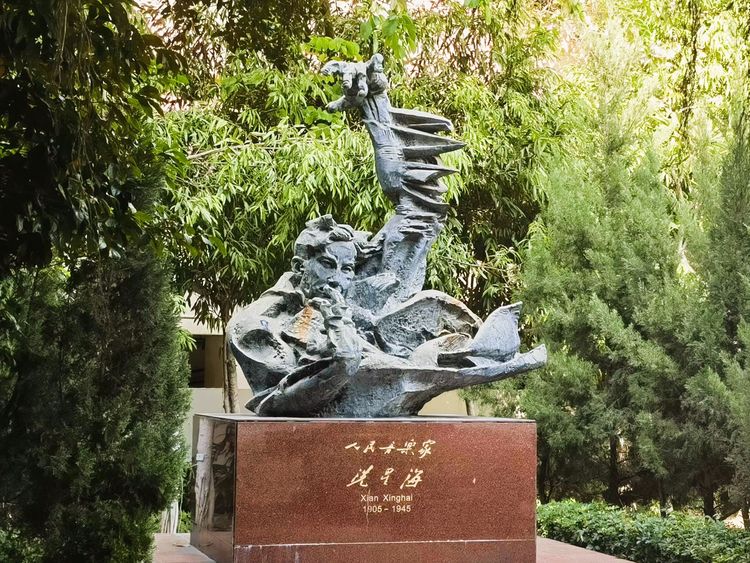 作曲家冼星海有人民音樂家之稱，作品《黃河大合唱》廣為人知。圖/商成勇攝