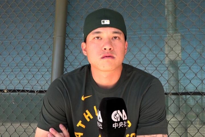 美職運動家隊小聯盟投手莊陳仲敖（圖）接受中央社訪問時，首度談到畫圖的興趣來自童年時期，看著擔任水電工的父親熬夜畫管線設計圖。圖/中央社