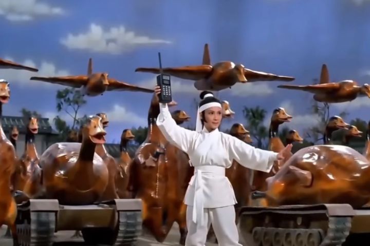 《雪山救狐狸》AI工具降低製作成本與技術門檻，使個人創作者與小型團隊得以入場。圖/取自影片