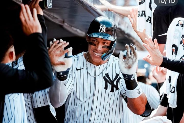 美聯方面，今年的人氣王寶座由洋基的「法官」賈吉（Aaron Judge）以高達401萬2983票拿下。圖/取自洋基IG
