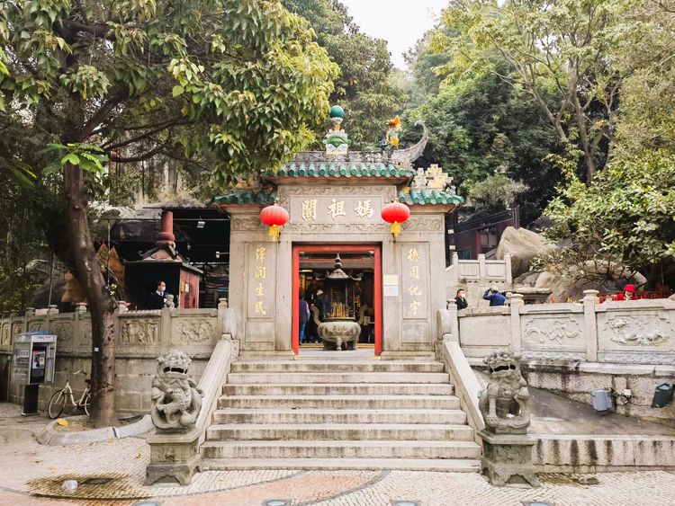 該廟位於澳門半島西南方，為澳門三大古剎中最古老建築物。圖/商成勇攝