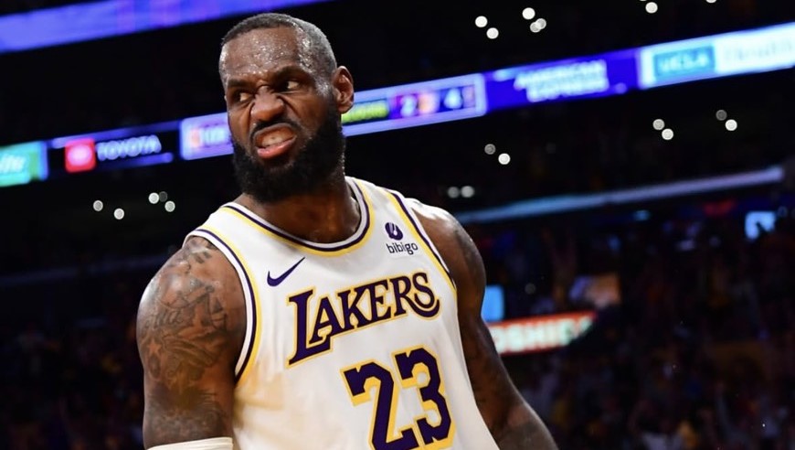 NBA洛杉磯湖人前鋒詹姆斯，以1億3380萬美元排名第6。圖/LeBron IG