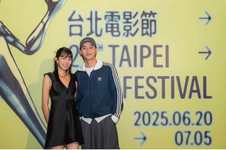 許紫柔演出范少勳的妹妹，大讚他是個很暖的人，「私下哥哥很貼心，他都會引導我的情緒表達，真的是認證的暖男」。圖/台北電影節官方提供
