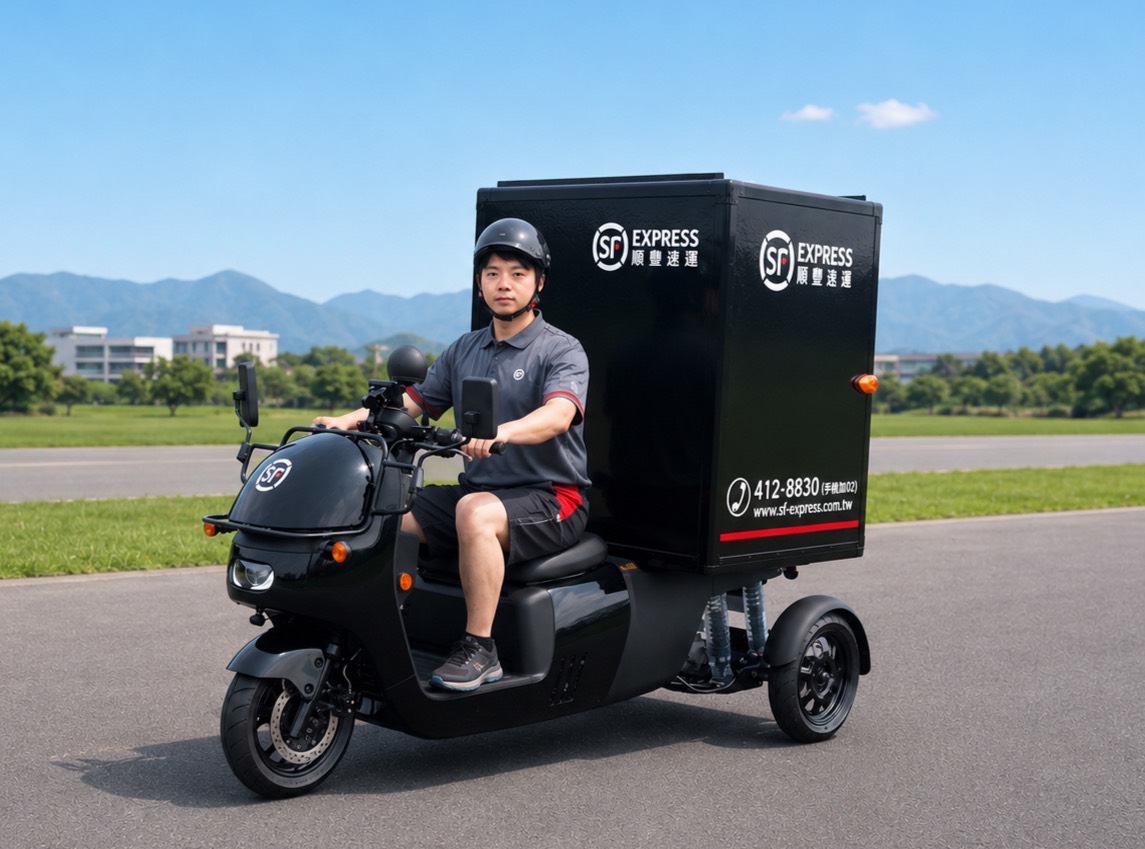 台灣順豐以專業配送服務與靈活調度運營車輛,提升都會區物流服務效率與客戶體驗。圖/台灣順風提供