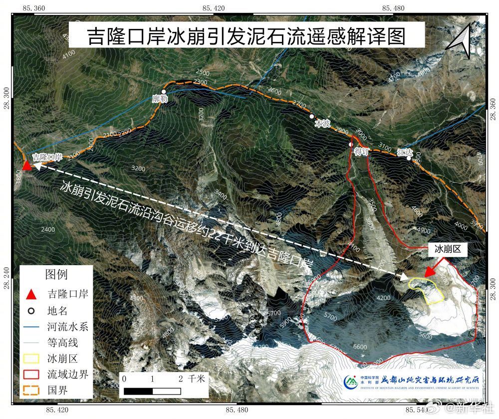這是成都山地災害與環境研究所所繪圖示。圖／取自新華社