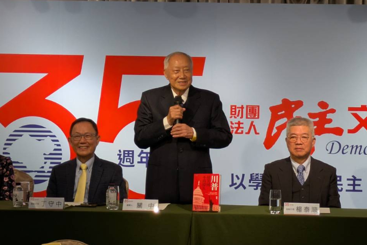 關中直批，美國明知打不贏台海戰事，卻仍宣稱要保護台灣，「這完全是開玩笑」。圖/記者高陸攝