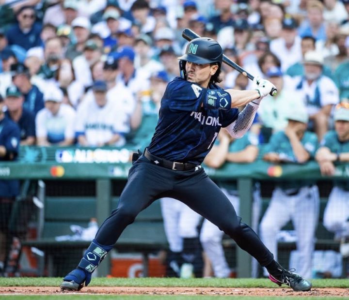   台灣球迷關注的台美混血好手卡洛爾名列第9，躋身聯盟前10球星之列。圖/取自Corbin Carroll IG