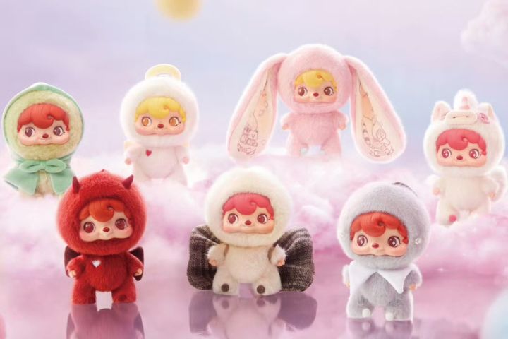 52TOYS 生產的Pouka Pouka是一顆顆情緒泡泡。圖/取自52TOYS官微