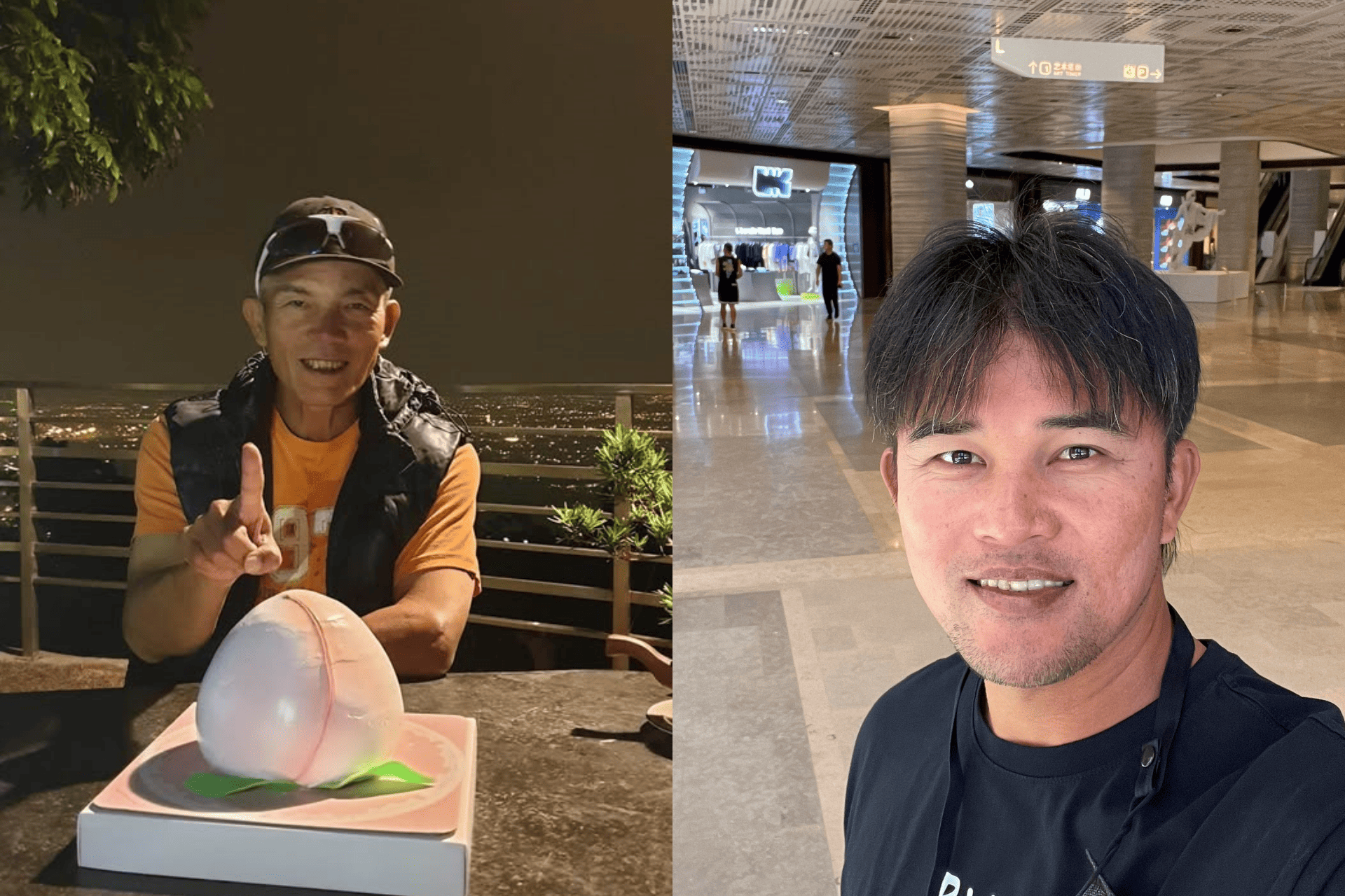 曾在中華職棒連獲五年「盜壘王」的盜帥林易增（左），上海隊的陽建福也曾是中華隊的王牌投手。圖/取自林易增、陽建福臉書