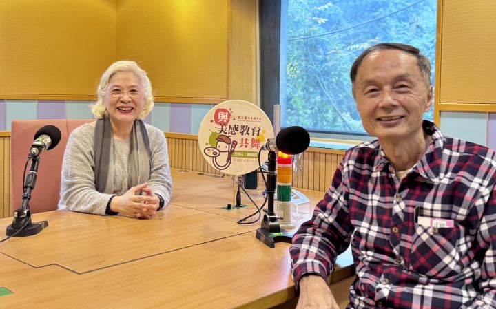   做事重視細節，待人接物利他，也要保有尊嚴，是林朋輝（右）的生命美感體現。圖/取自陳碧涵臉書