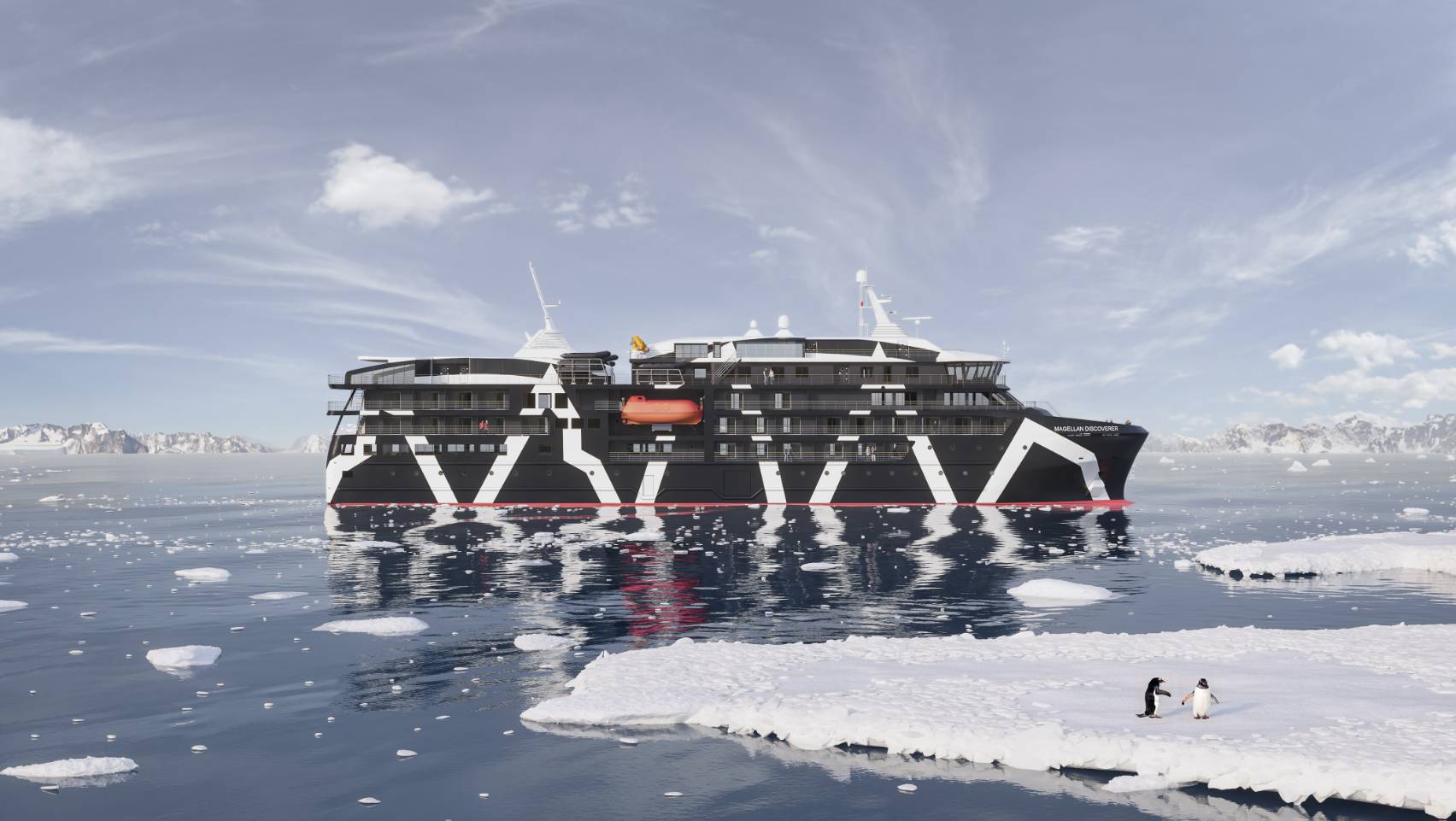 A21近期推出的最新旗艦郵輪——麥哲倫發現號（Magellan Discoverer），更是將「飛南極」模式推向新的高度。圖/智利21世紀南極郵輪公司提供