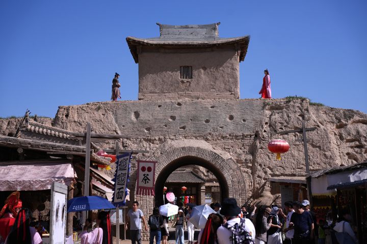 《大話西遊》中最精典的告白畫面，就是在鎮北堡西部影城拍的。圖/記者陳思豪攝