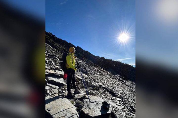 李泊言常提醒自己要「用力而不過度」！圖/取自陳碧涵臉書