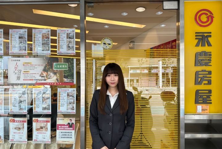 王又懿經紀人員入行四年多,已累積超過100萬元的「幸福成家基金」領取資格。圖/永慶房產提供