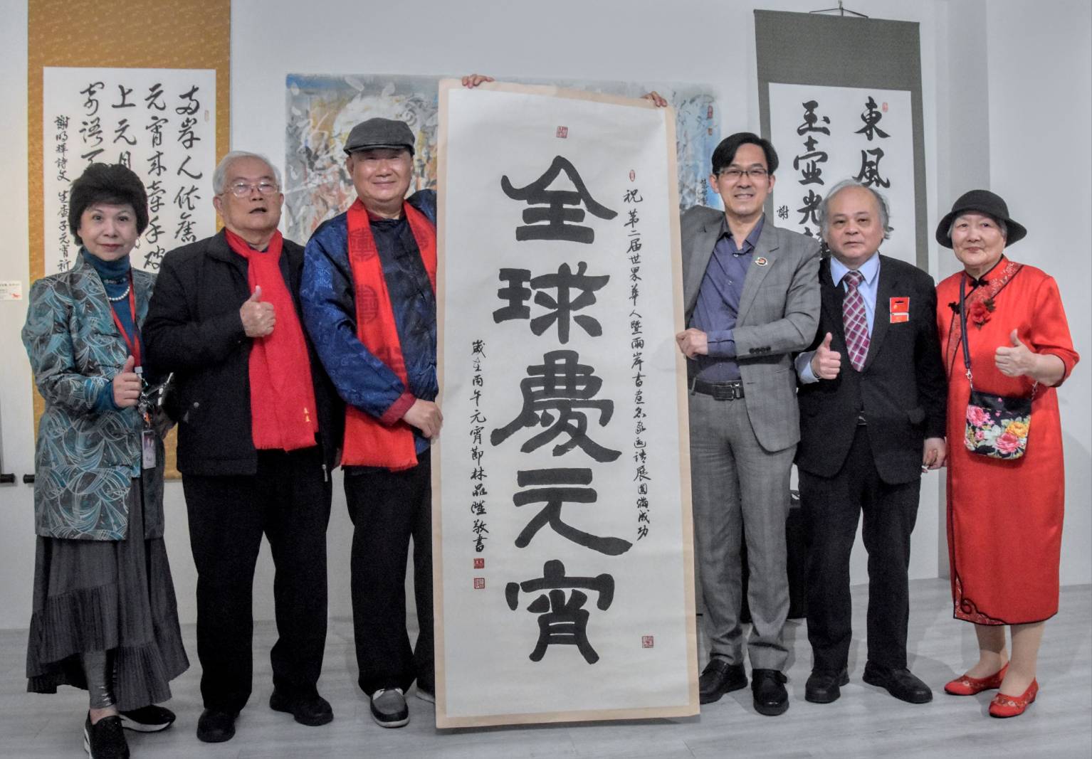 會上,來自大陸、新加坡、加拿大及越南等地的藝術家亦共襄盛舉,展現全球華人對元宵節的多元詮釋。圖/謝明輝提供