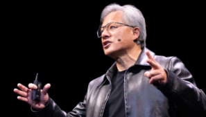 人工智慧熱潮使得輝達（Nvidia）這家晶片公司的股價飆升。圖為創辦人黃仁勳。圖/取自輝達官網