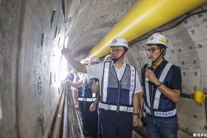 桃園捷運綠線拚年底通車　張善政反擊質疑：別讓選舉抹煞工程人員努力