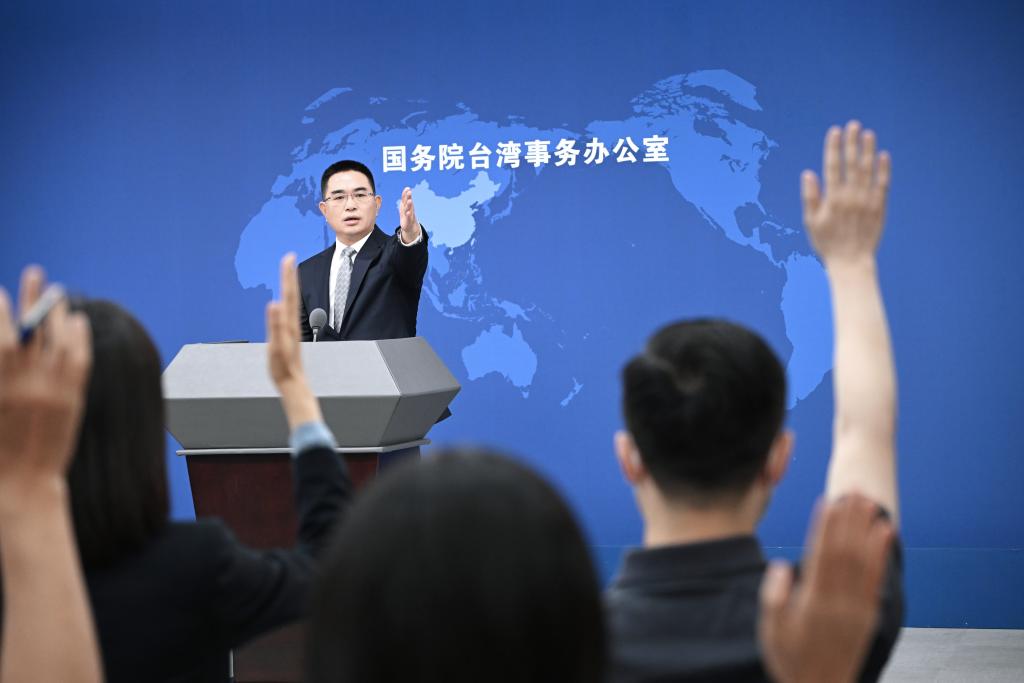 大陸國台辦日前與相關部門舉行聯合專題發布會，由國台辦發言人陳斌華（圖）主持宣布《關於依法懲治『台獨』頑固分子分裂國家、煽動分裂國家犯罪的意見》。圖/取自新華社