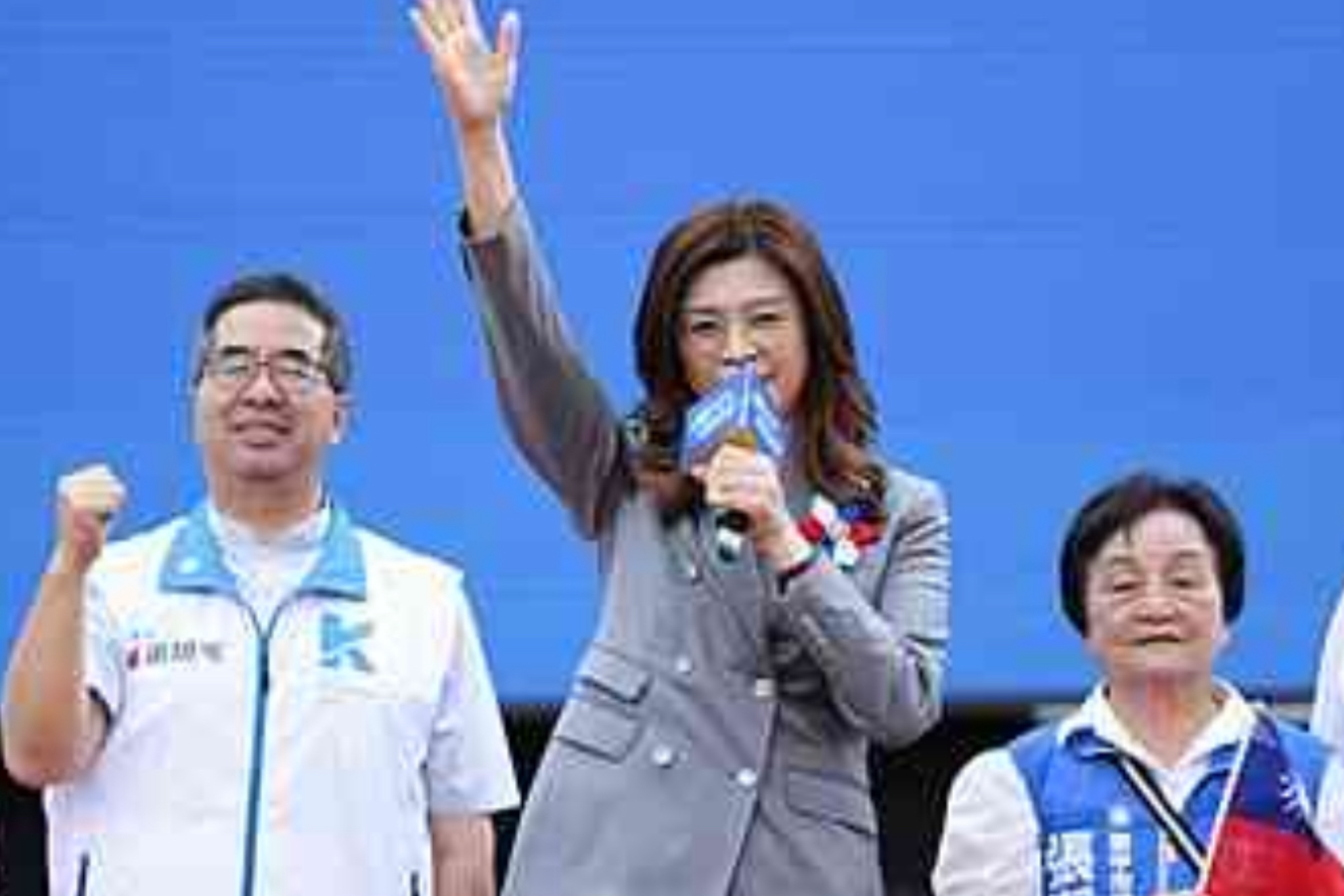 藍營「三子」力挺「大鼻子」　江啟臣競選總部「韓味」濃