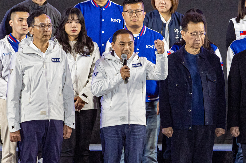 侯友宜承認總統敗選。國民黨的敗選，主要是出自於朱立倫的提名失當所致。圖/取自中央社