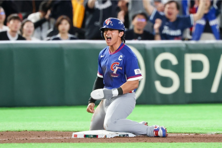 陳傑憲帶傷代跑登MLB！中華隊抗韓首勝獲美主播讚「意義非凡」