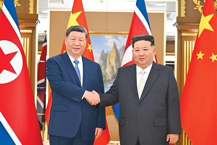 中朝友好條約簽訂65周年　習近平、金正恩互致賀電承諾深化戰略夥伴關係