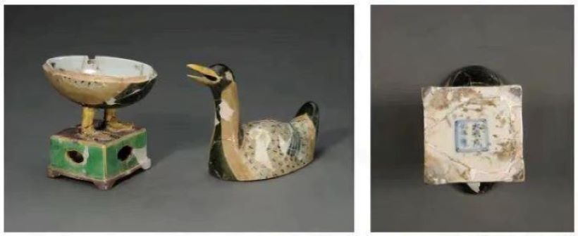 除了「歲歲鴨」(上上圖)外,博物館還藏有「明永樂甜白釉錐花三壺連通器」「明正統青花雲龍紋缸」「明天順青花鏤空松竹梅紋繡墩」等大陸一級文物。圖/取自央視新聞