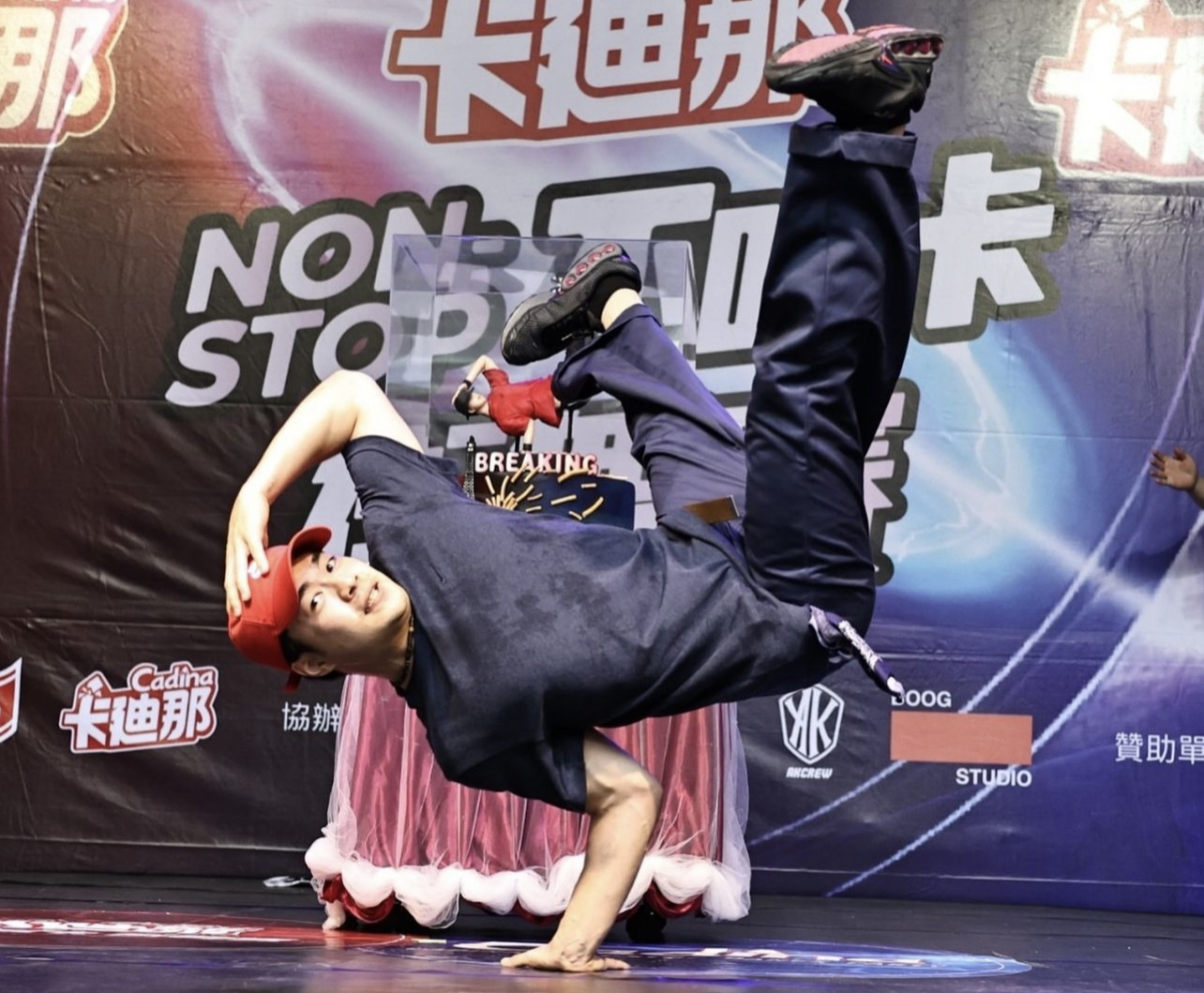 孫振取得霹靂舞項目巴黎奧運參賽權,台灣史上第一人。 圖/取自孫振IG