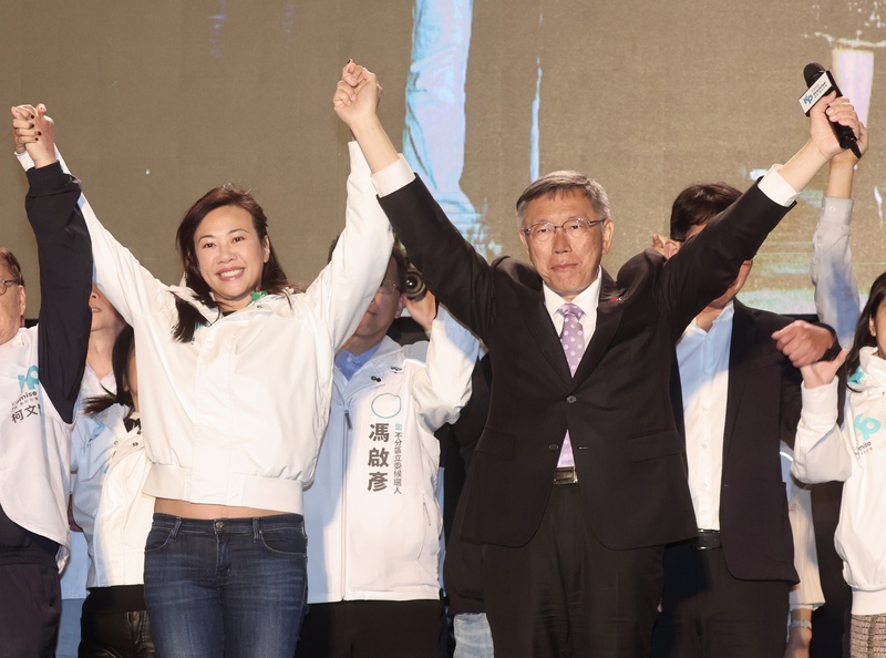 民眾黨總統候選人柯文哲雖敗北,但選舉補助款4年內有6億挹助。圖/中央社