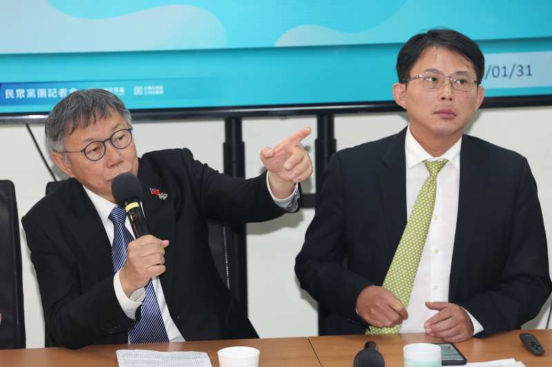 柯文哲究竟在國會龍頭選舉前有沒要民進黨支持黃珊珊，以此換取民眾黨支持蔡其昌，如今成為羅生門。圖／中央社