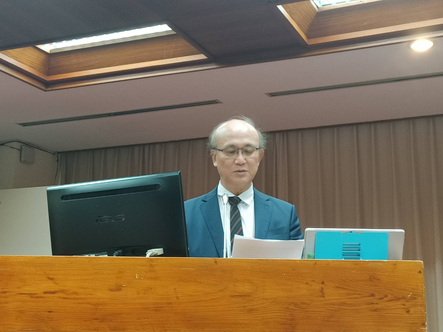 教育部常次林騰蛟表示，會研擬加強培訓幼兒特教師。圖／簡立欣攝