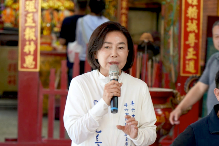 國民黨13日提名斗六市民代表會副主席黃尤美參選斗六市長。圖/取自黃尤美臉書